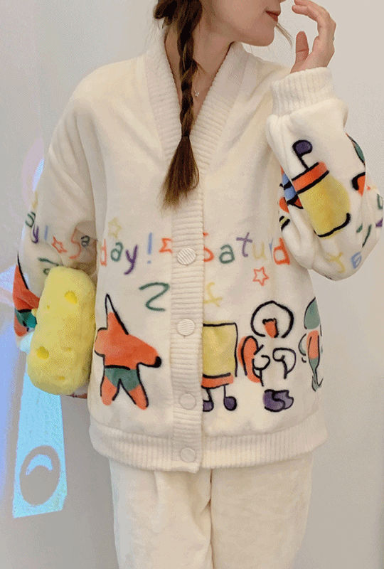 큐티 홈웨어 세트