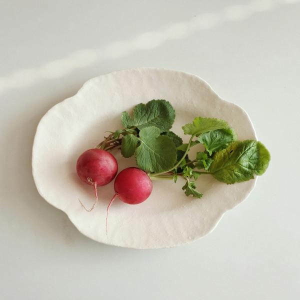 Flower Oval Plate