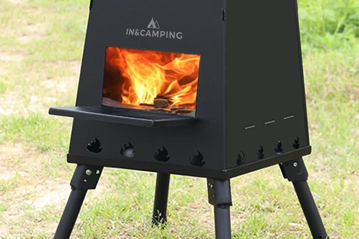 캠핑 접이식 화로대 장작난로 불멍화로대 2size