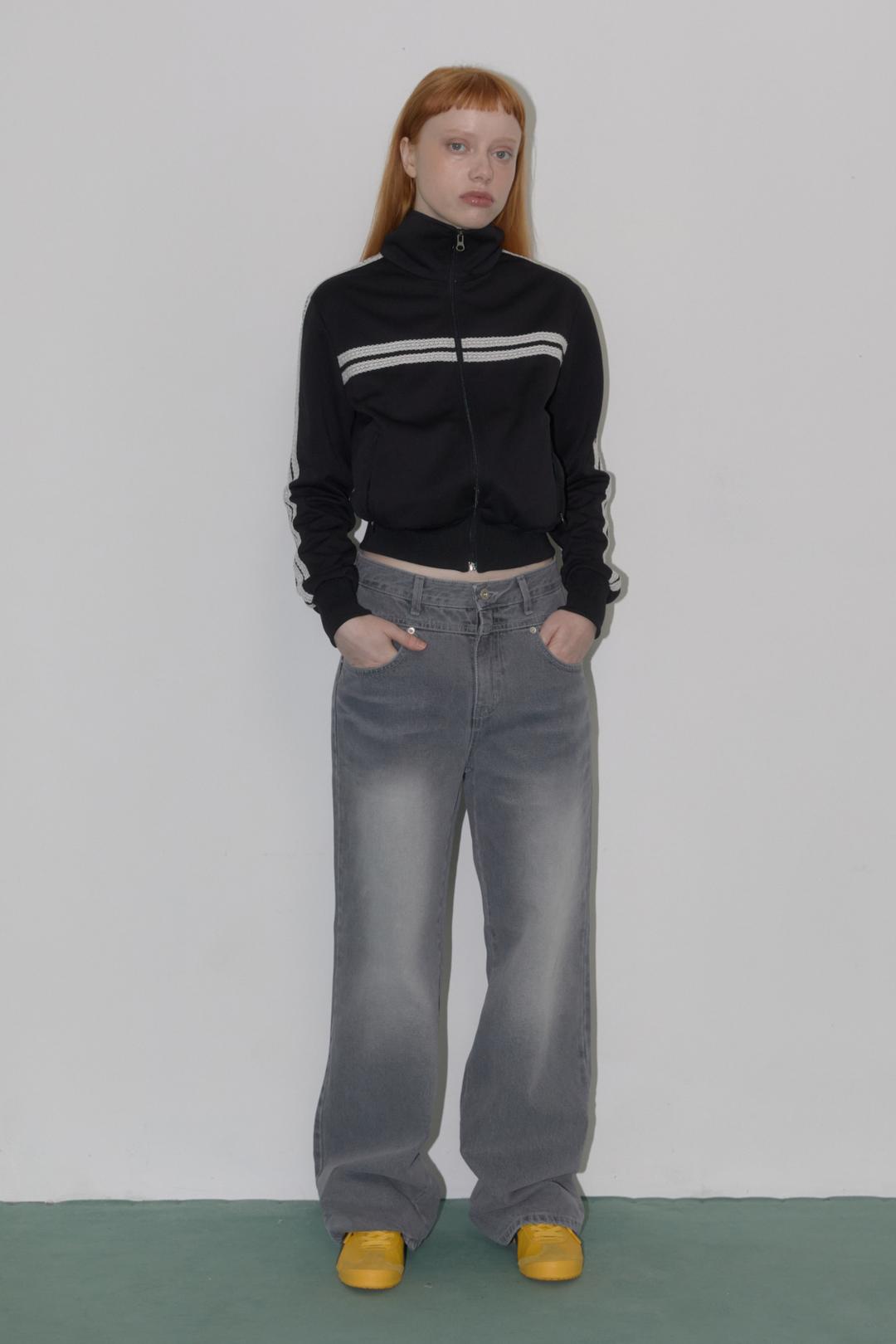 Lace track jacket