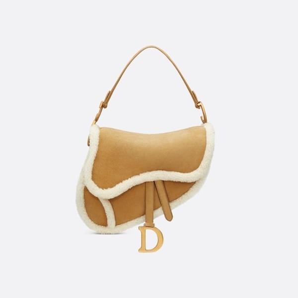 [DIOR] 디올 시어링 새들백