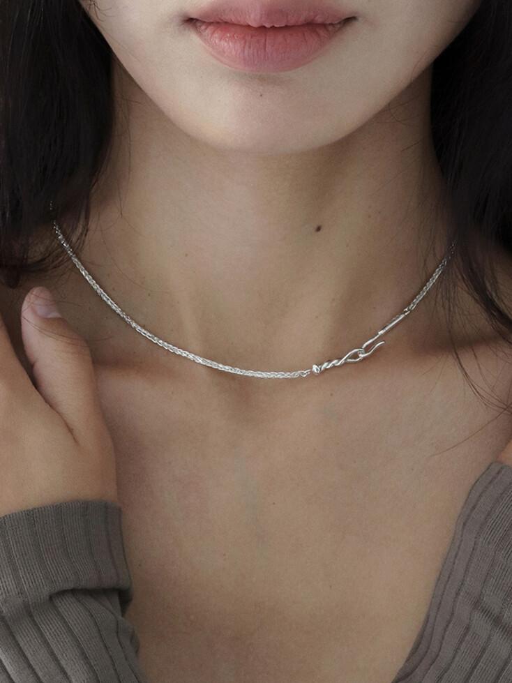 simple twist necklace(이태리 체인)