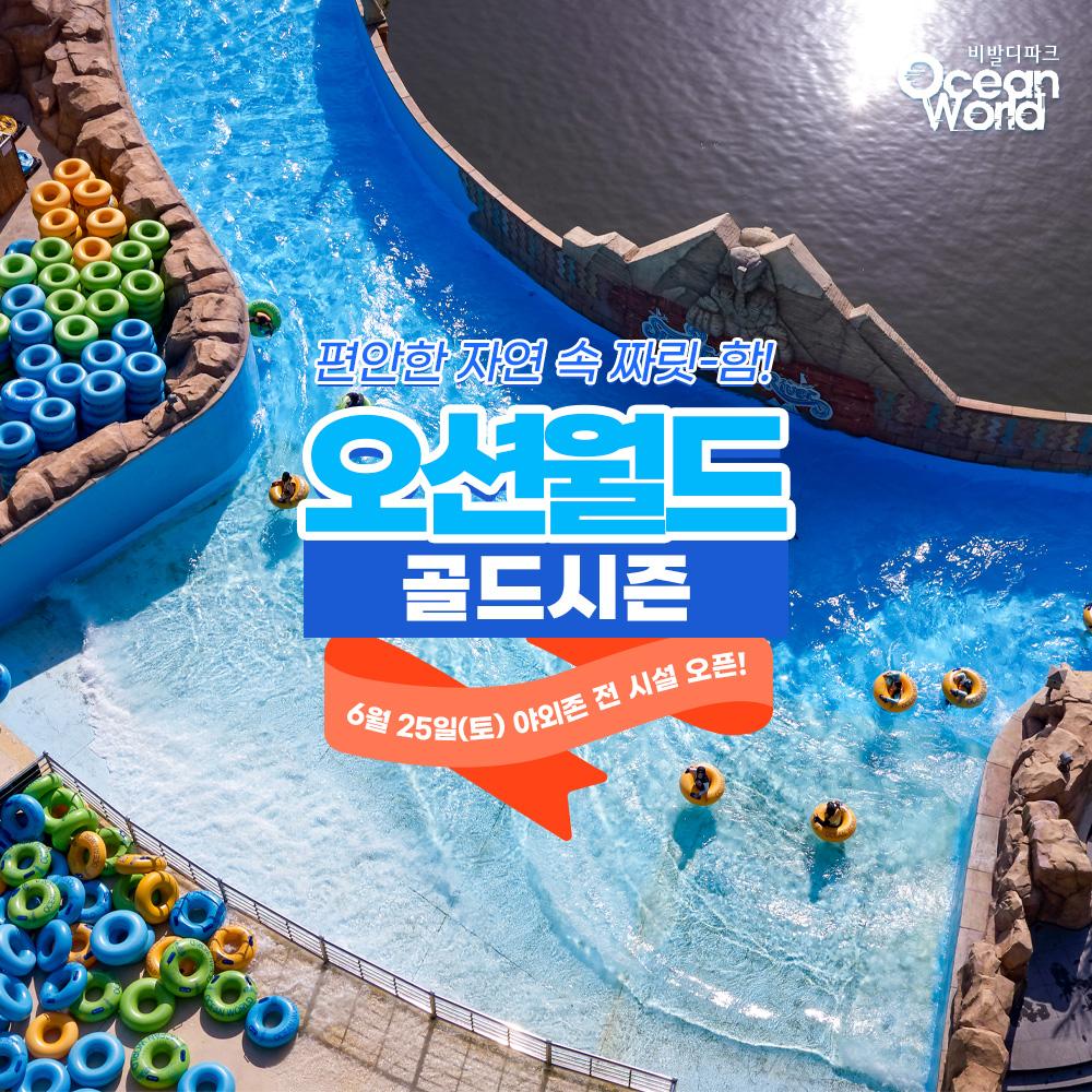 비발디파크 오션월드 워터파크 입장권(구매 당일 사용 불가)