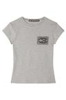 Doily Baby Tee, Heather
