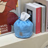 Tissue Cover & Pouch (Skyblue Marble)