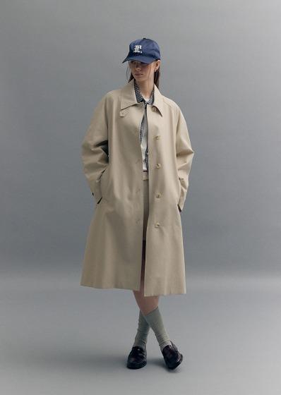 RAGLAN SLEEVE TRENCH COAT (ecru) [박세완 착용]