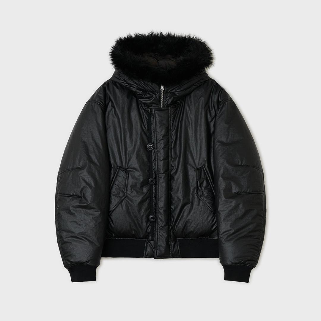 엔필드 리버서블 패디드 점퍼 - 블랙