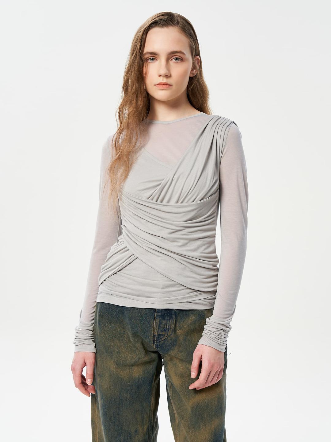 Secret Top - Light Grey