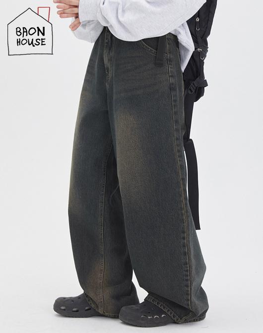 [1천장돌파][BAONHOUSE] Sapa vintage washing denim pants