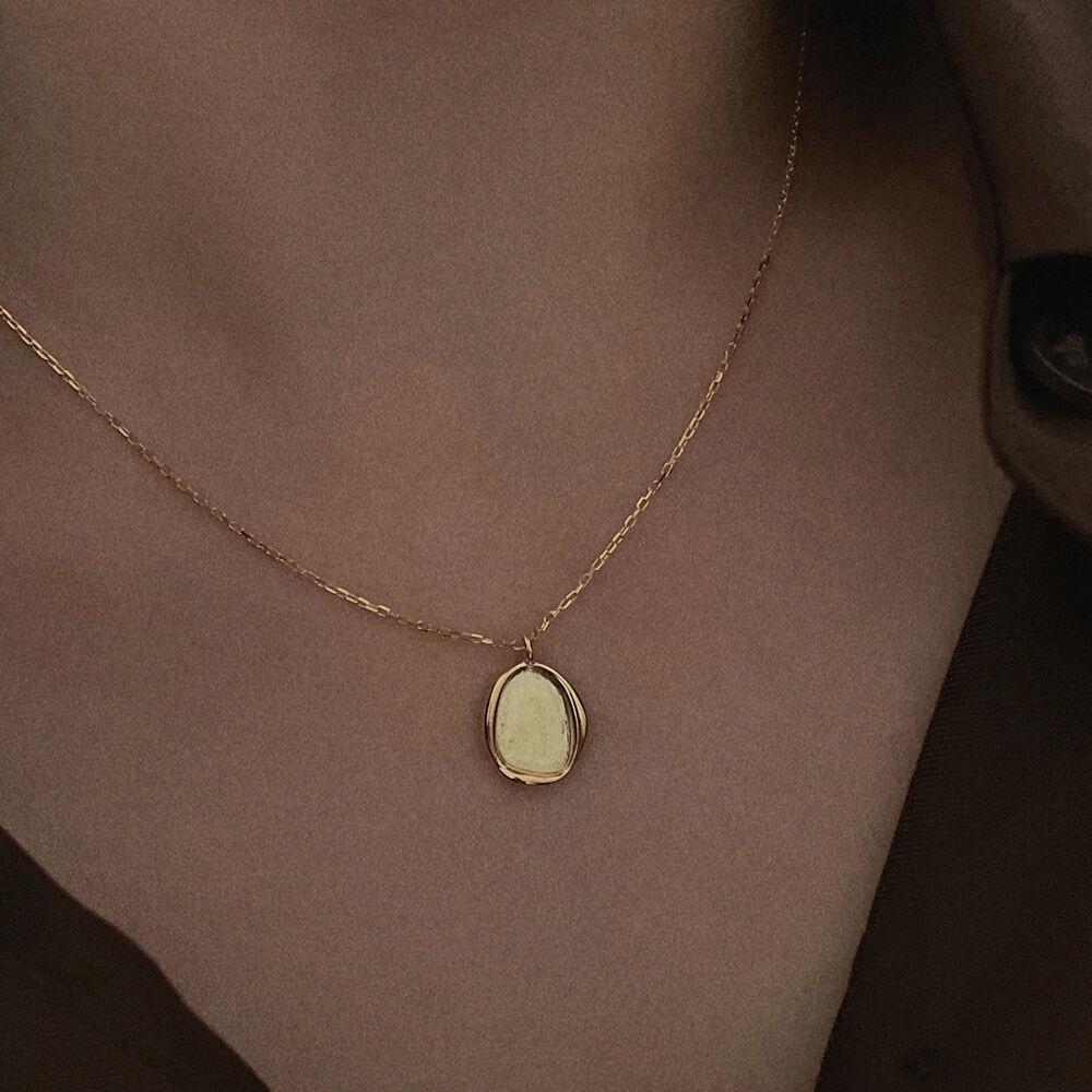 silver925 paris necklace