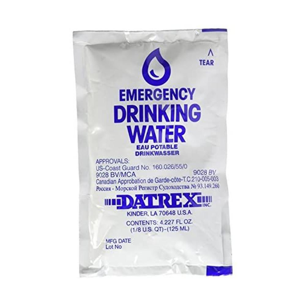 다트렉스 재난 물주머니 전투 비상 물 파우치 125ml x 64개 (소비기한 5년)