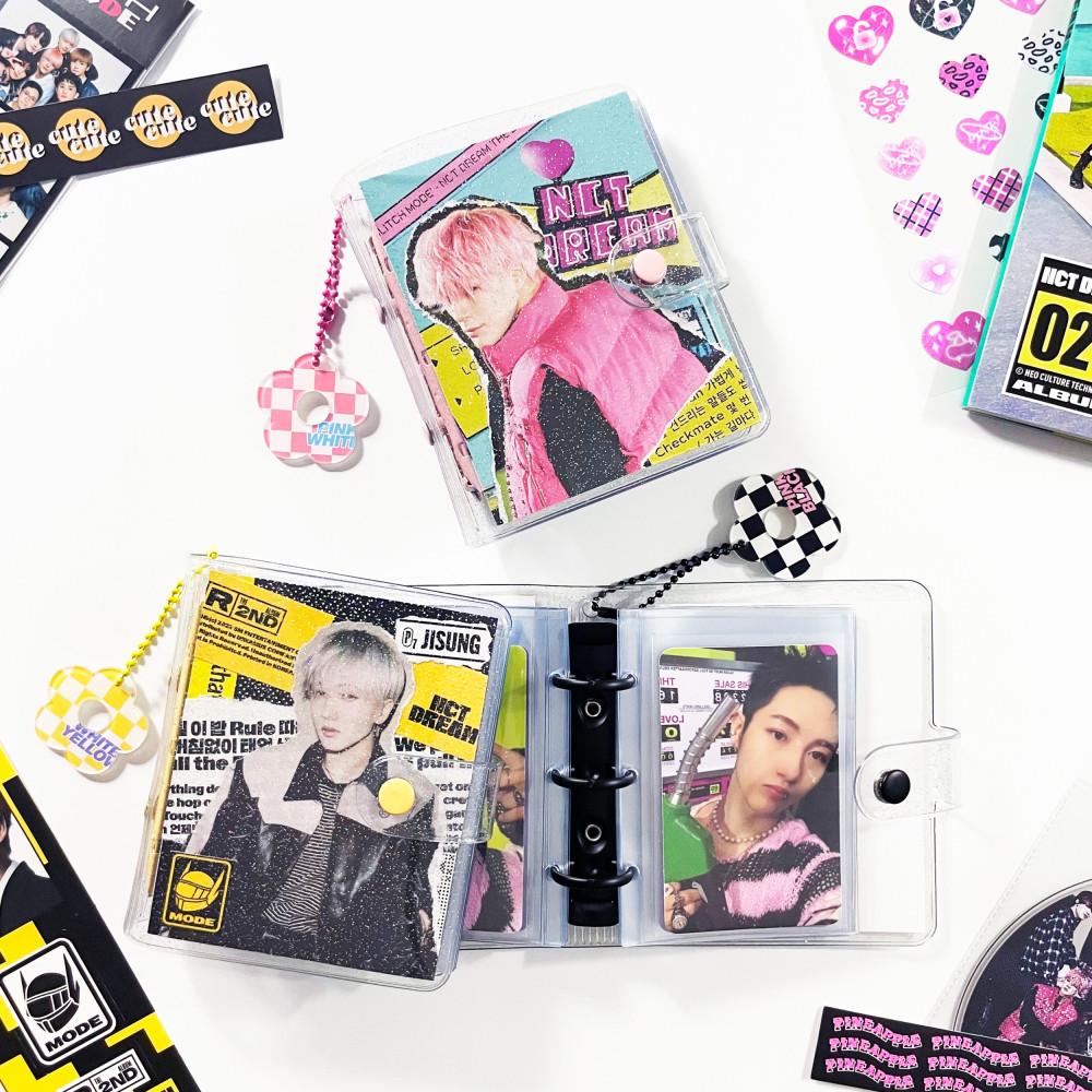 속지 30장 포함 영앤드스토어 3공 포카 바인더 삼공 투명 미니 포토카드 앨범 아미보