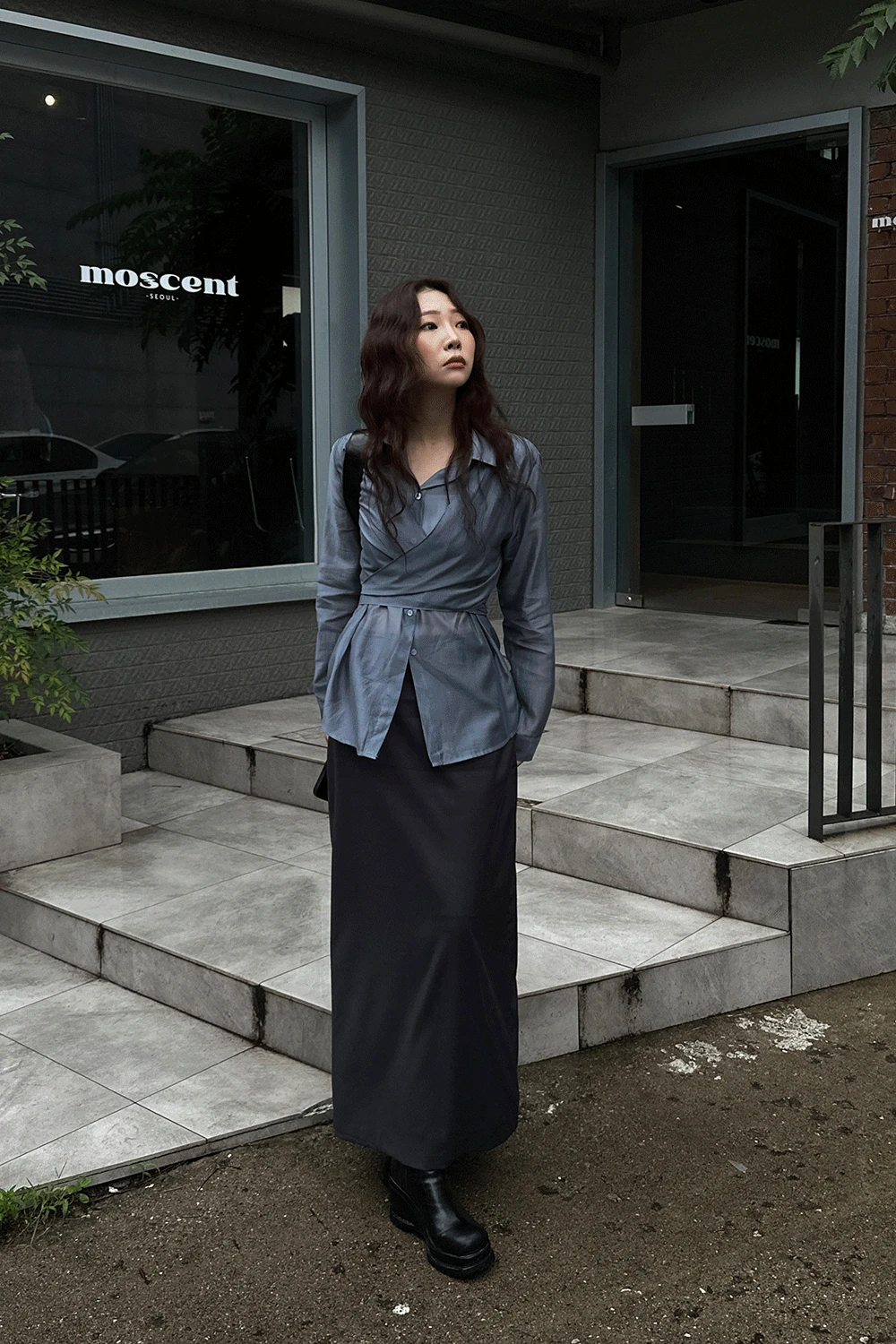 [컬러 추가] 비트 롱 스커트 2 colors