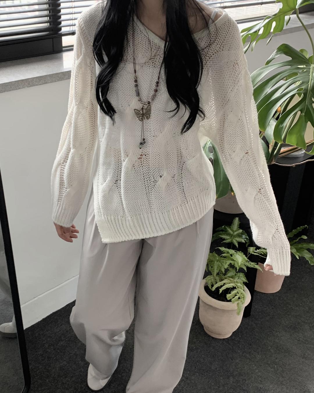 oven twisted unbalanced knit