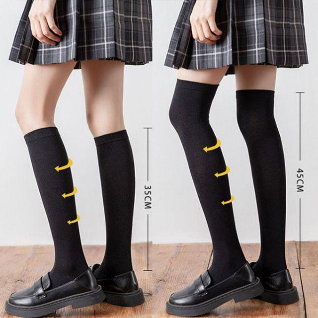 단장 순면 니삭스 니하이삭스 오버니삭스 2종