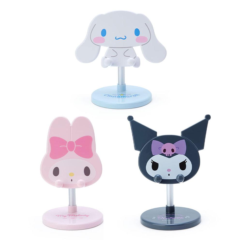 [해외] SANRIO 산리오 각도 높이 조절 가능 스마트폰 스탠드 거치대 (마이멜로디/쿠로미/시나모롤)