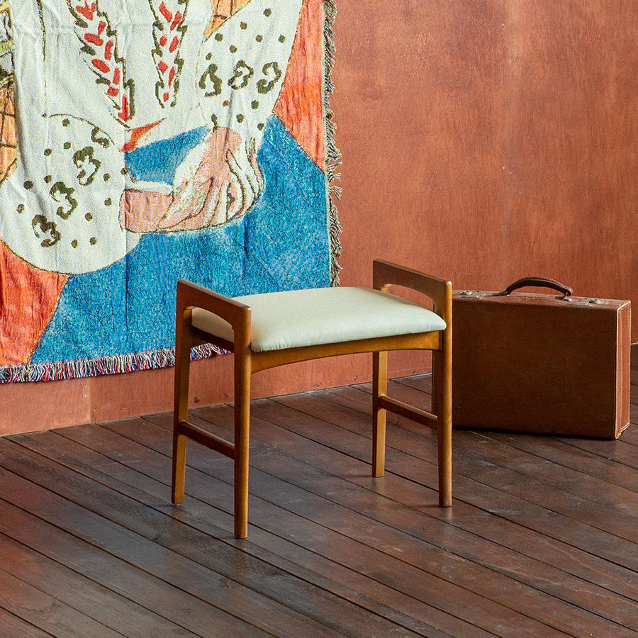 장미맨숀 브루나 원목 스툴