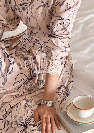 [made] 샬리 플라워 롱 원피스(F~L)