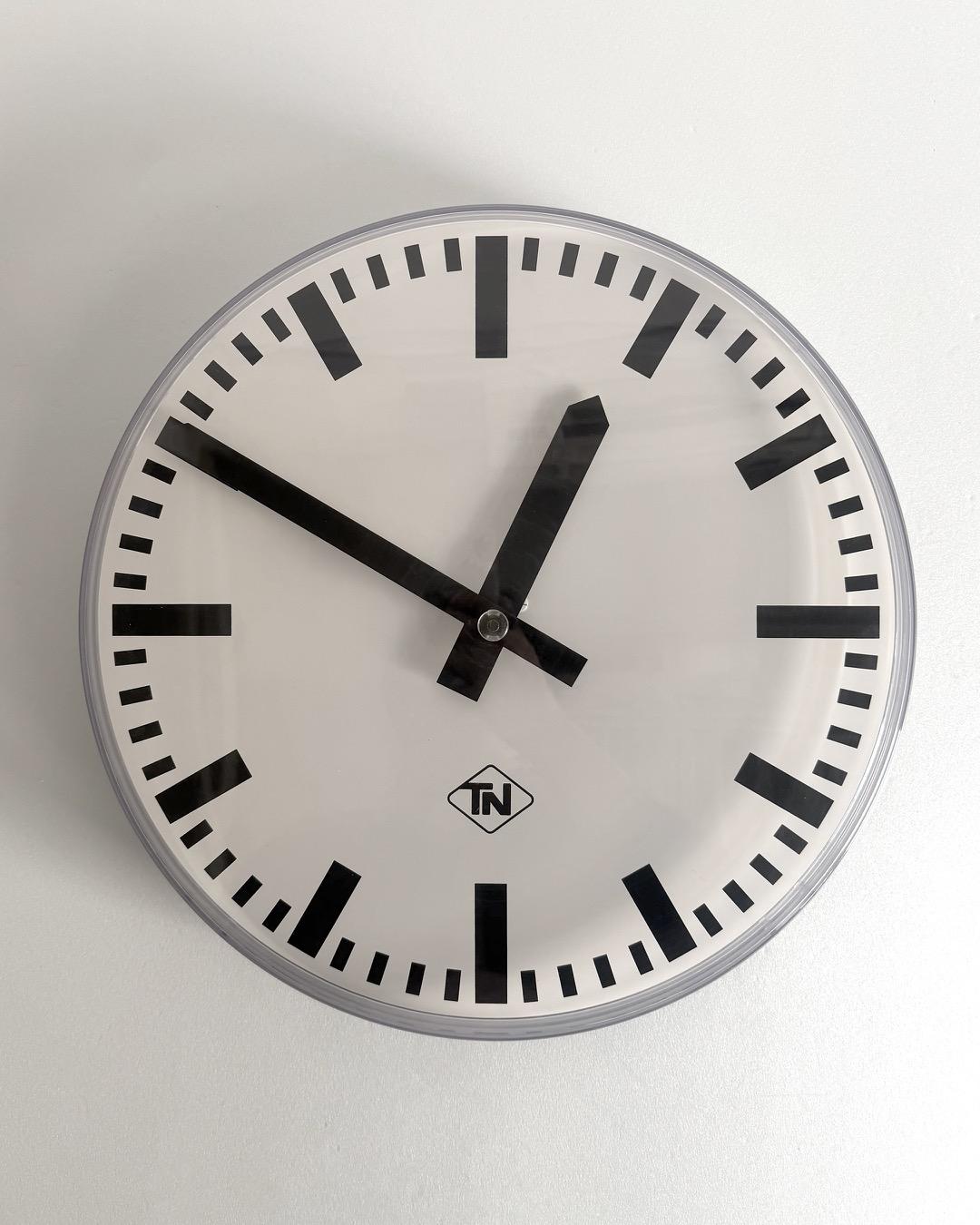 1970’s germany telefonbau & normalzeit station wall clock