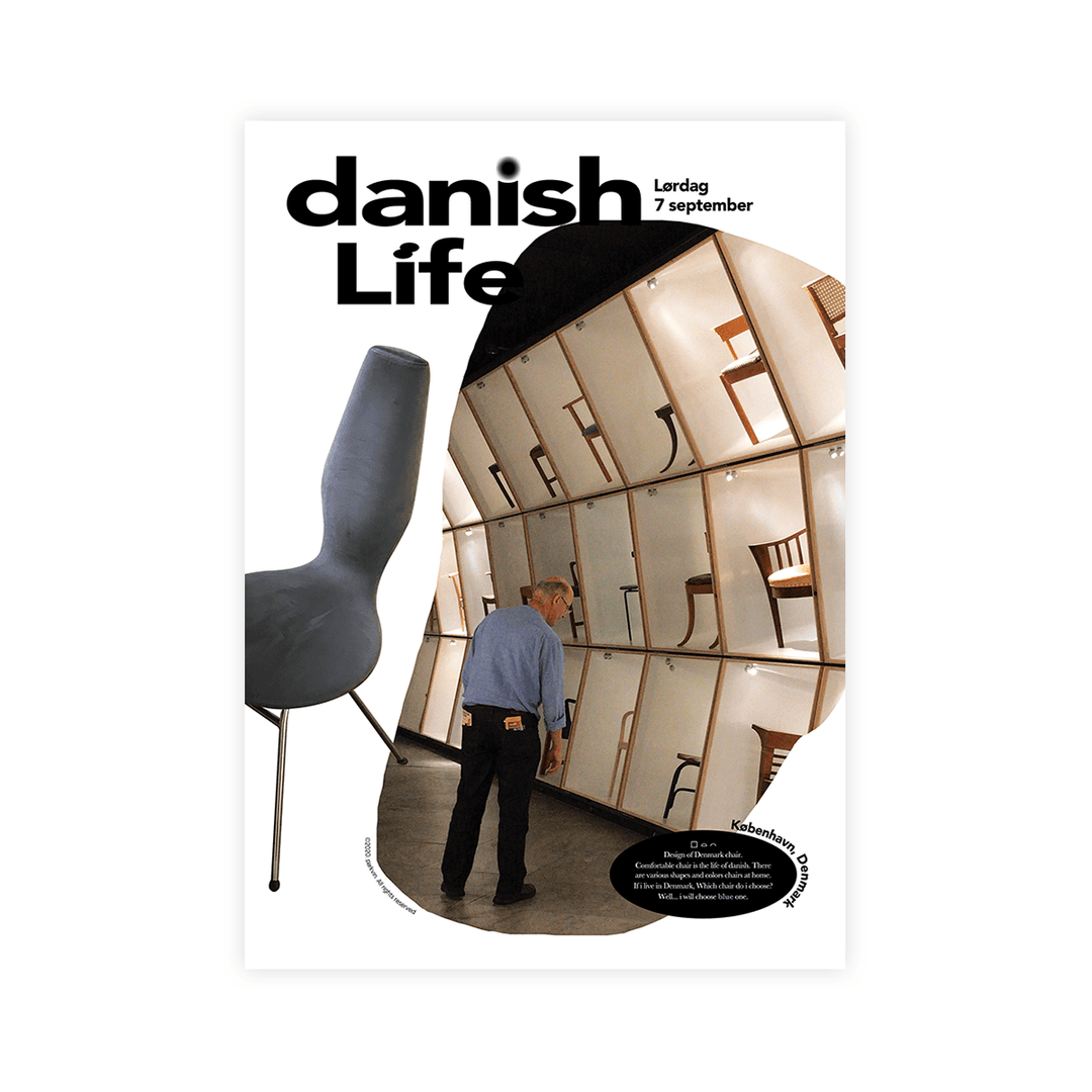danish poster( blue)