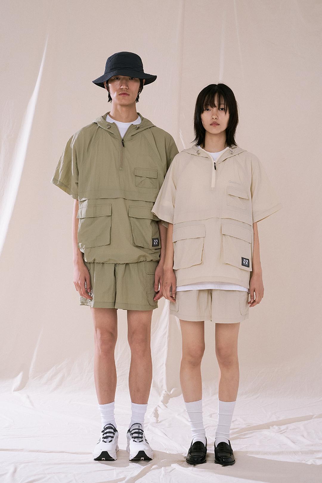 Hoody Anorak Half Set-up CSOs-010  [Unisex]