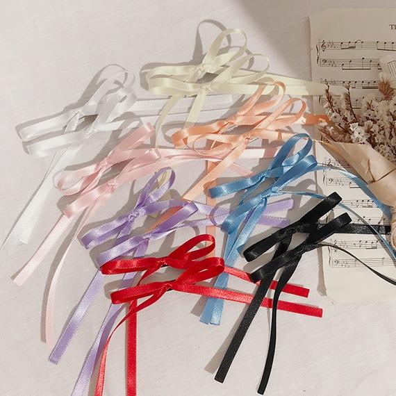 [자체제작/무배♥]발레코어 리본아이템 4종 모음전(당일발송/헤어핀/집게핀/스크런치)