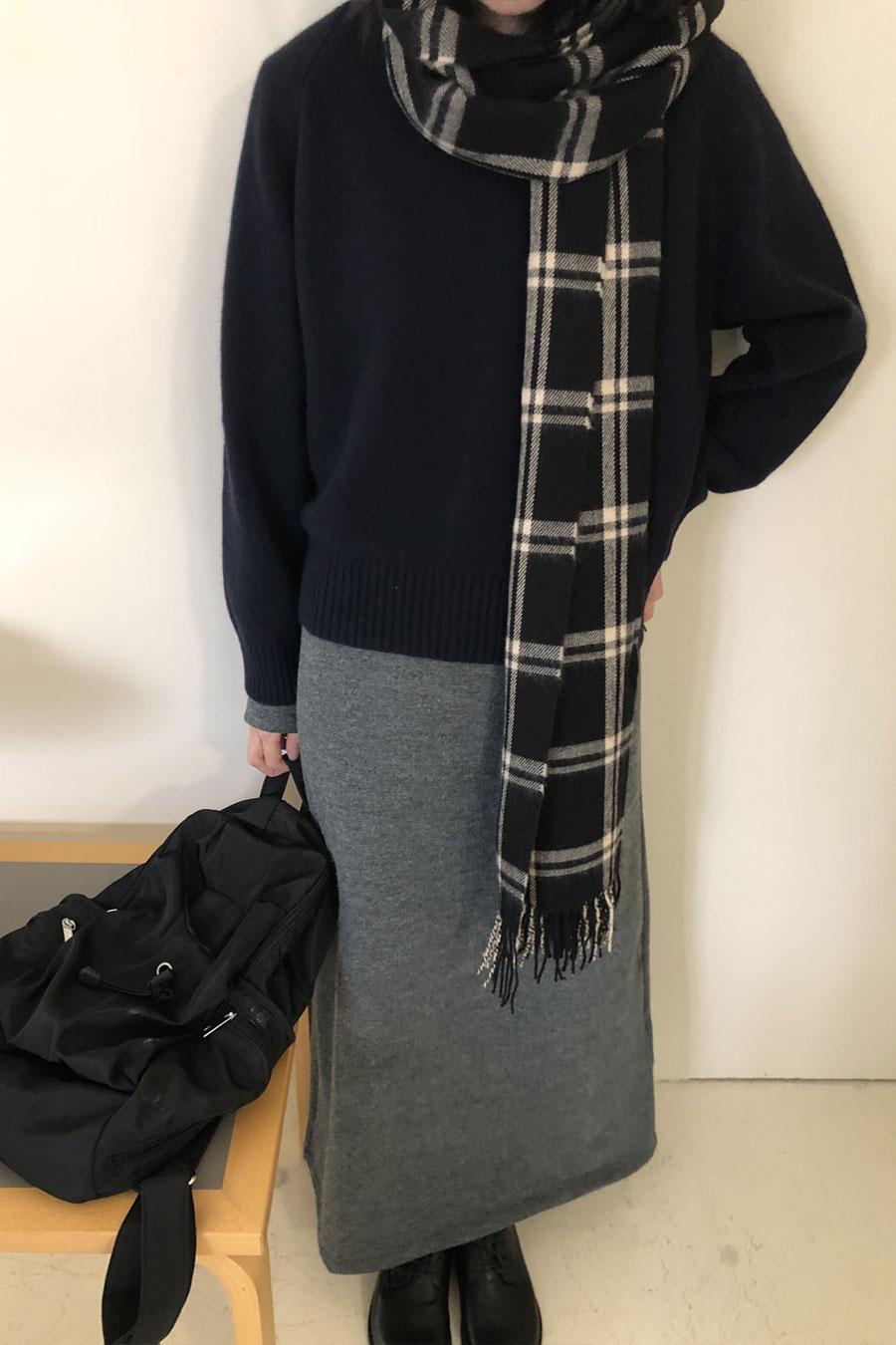 [당일발송] 체크 머플러