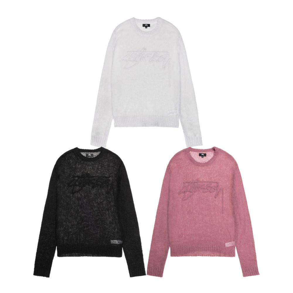 23SS 스투시 루즈 니트 로고 스웨터 Stussy Loose Kint Logo Sweater