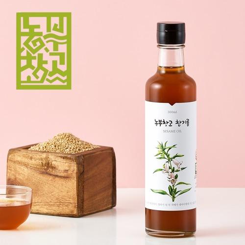 국산 100% 원적외선으로 볶은 진한 참기름