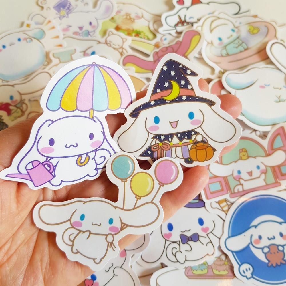 캐리어스티커 50매 시나모롤 A 방수 여행가방 노트북 텀블러 꾸미기