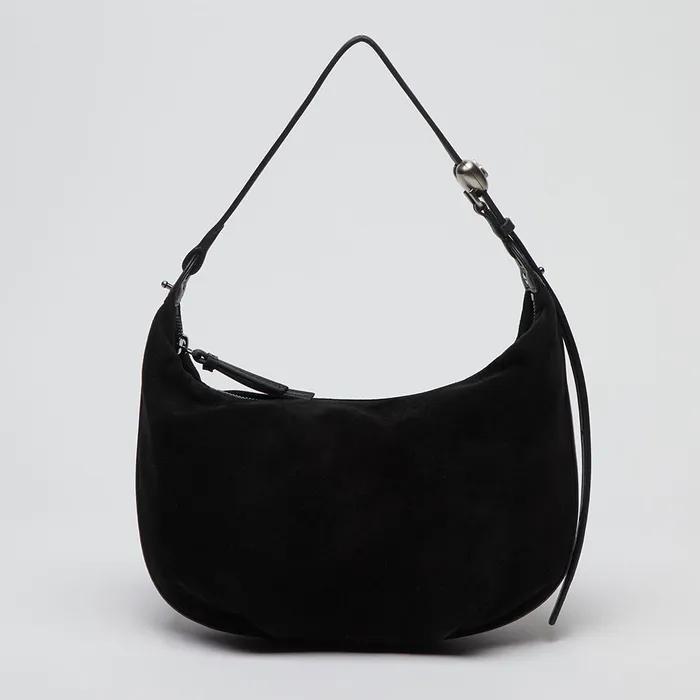 Luv moon bag(Suede black)