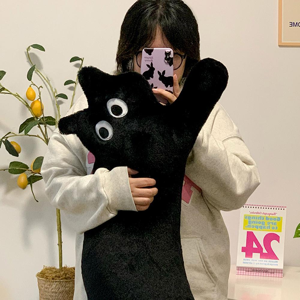 루시아이 [🩷당일출고🩷]힐끔 고양이 컬러 롱쿠션 귀여운 등 쿠션 모찌 커플 동물 애착인형 바디필로우 낮잠 긴 대형 인형쿠션 꿀잠 뚱냥이 인테리어 집순이 방꾸미기 집들이 선물