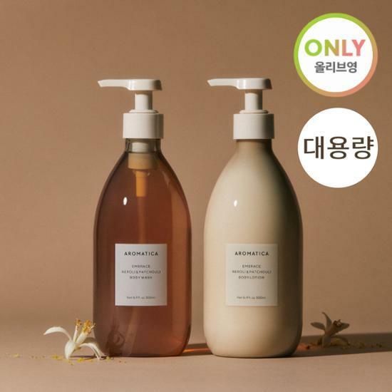[대용량 출시]아로마티카 임브레이스 바디워시/로션 네롤리&패츌리 500ml