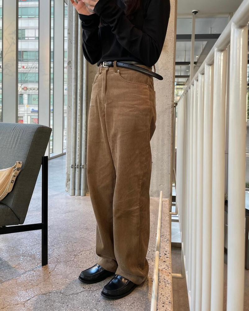 코듀로이 스트레이트 골덴 일자핏 팬츠 바지(3color)
