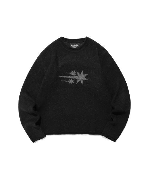 나이스고스트클럽(NICEGHOSTCLUB)  3STAR L/S KNIT TEE_BLACK(NG2EFUK605A) - 사이즈 & 후기 | 무신사