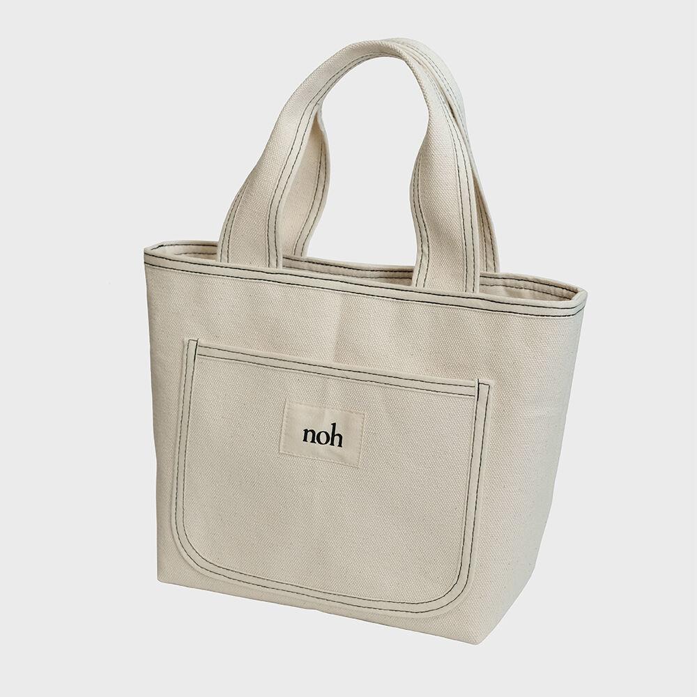 Stitch tote bag (ivory)