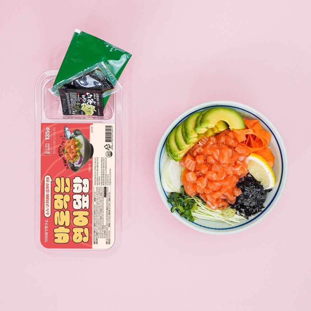 연어덮밥 135g