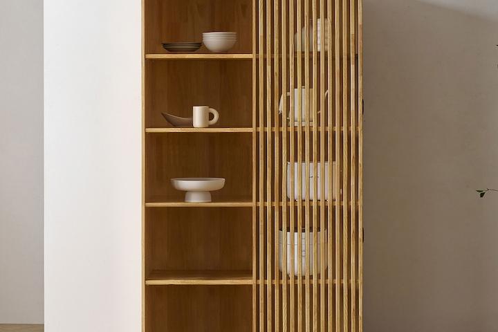 여유RW 원목 수납장 1000 X1900 베이직형 3colors_F23