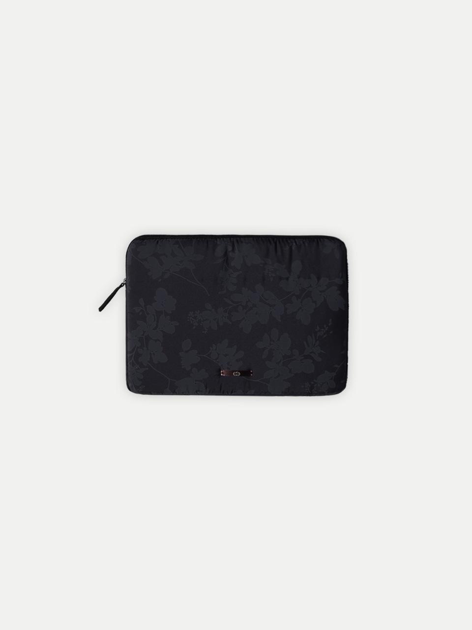 SQUARE NOTEBOOK POUCH DARK NAVY ORCHID