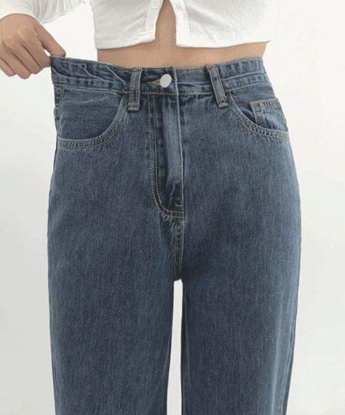 복플레이스 ~2XL[기장3개/3만장돌파💖]속밴딩 자신만만 워싱 극찬핏 데님팬츠 청바지