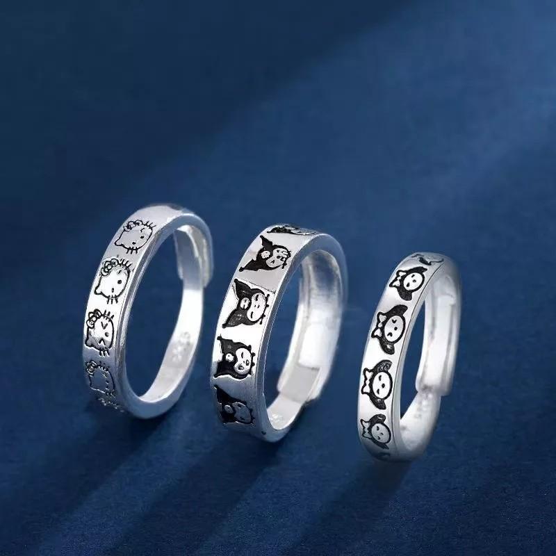 산리오 반지 키티 쿠로미