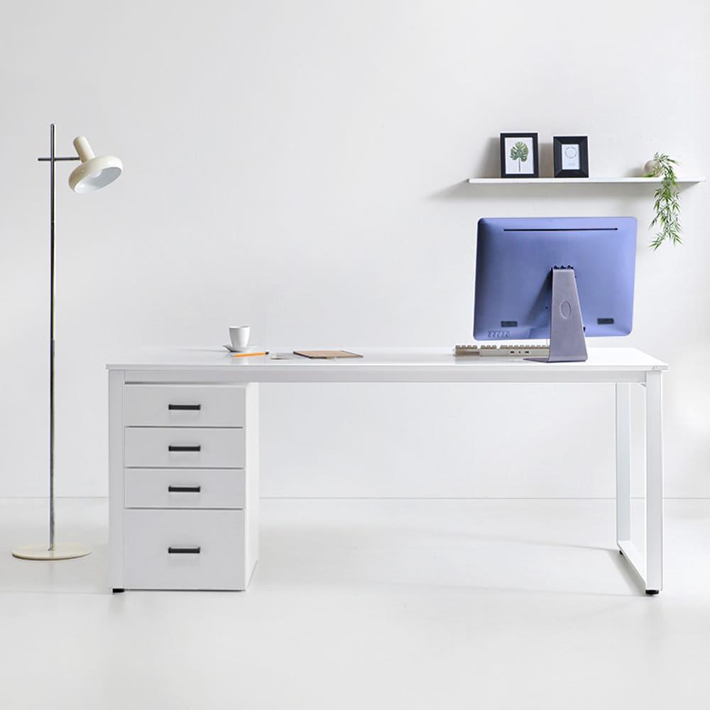 e스마트 스틸 테이블+책상서랍장 세트 1200x600