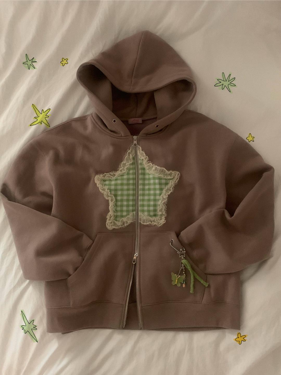 [made by fling] 'be my star' hoodie