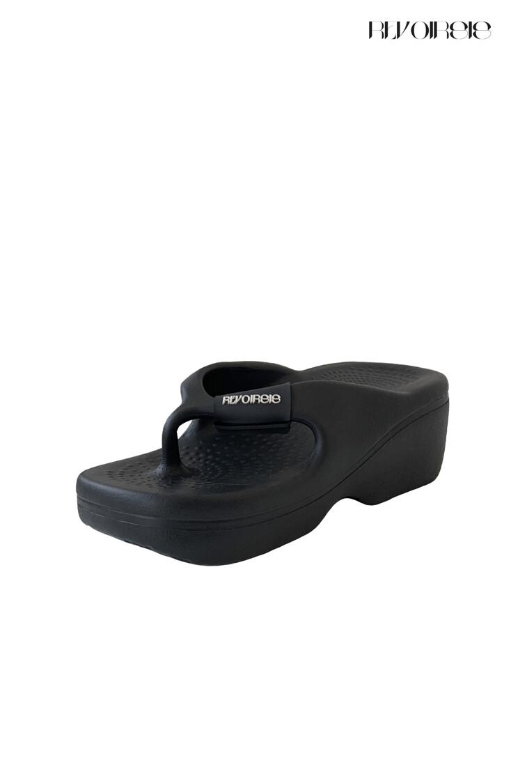 RVIS lump flip-flop black