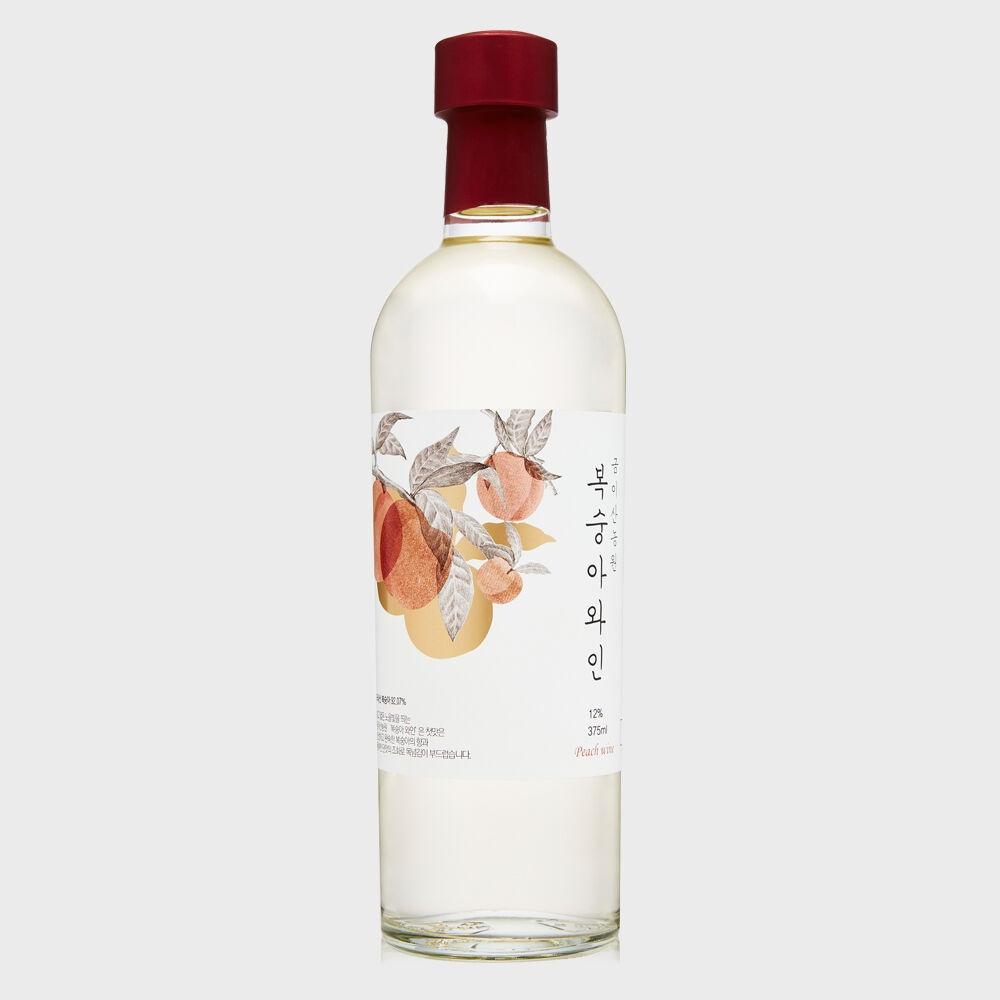 금이산농원 복숭아와인 12도 375ml