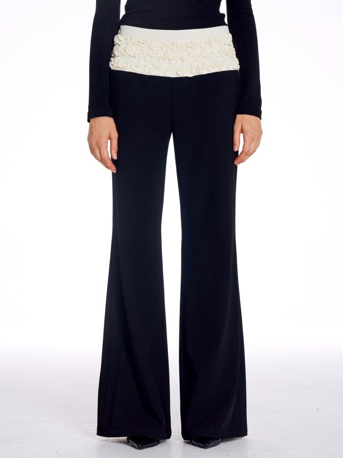 (프리오더)Lace Flower Icing Casual Pants