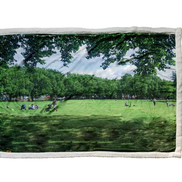 London green park, landscape blanket