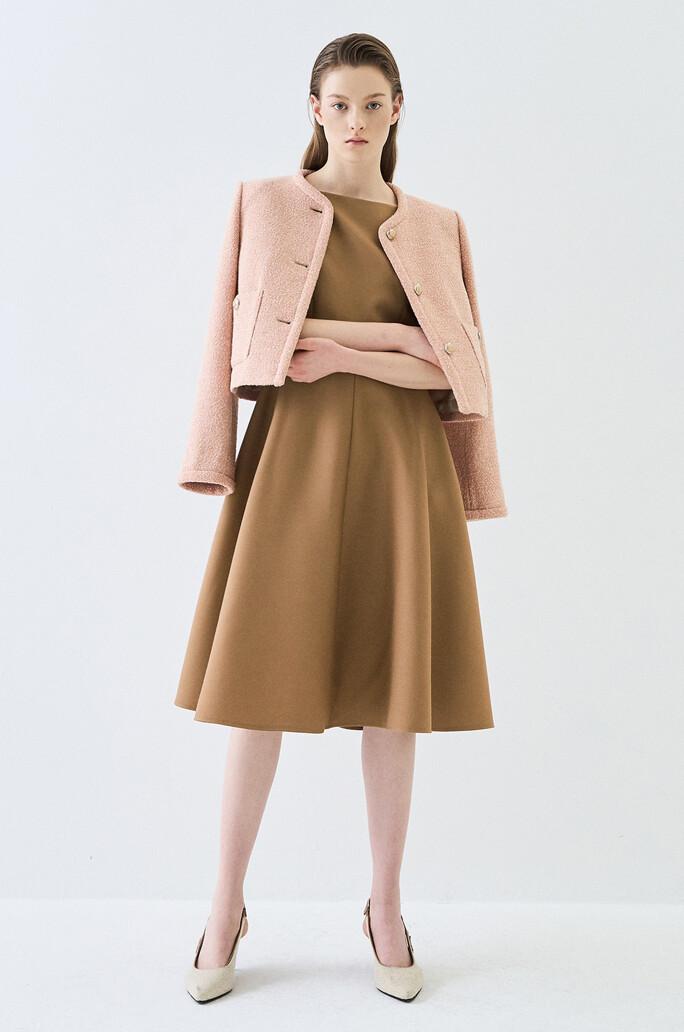 [LANVIN COLLECTION] 실크 블렌드 슬리브리스 드레스