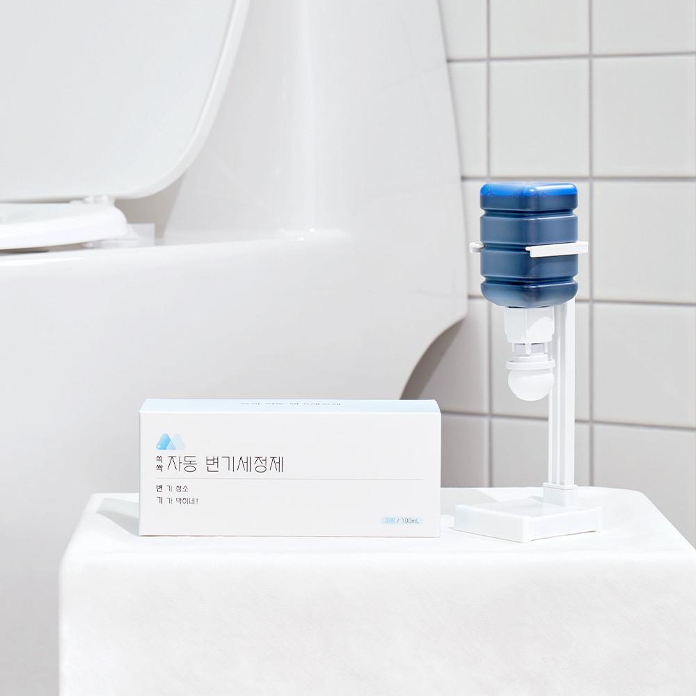 쓱싹연구소 자동 변기 세정제 클리너 크리너 화장실 욕실 청소 탈취제 리필 냄새제거