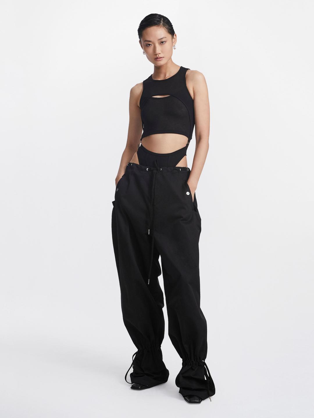 Y-FRONT DETACHABLE BODYSUIT - XS